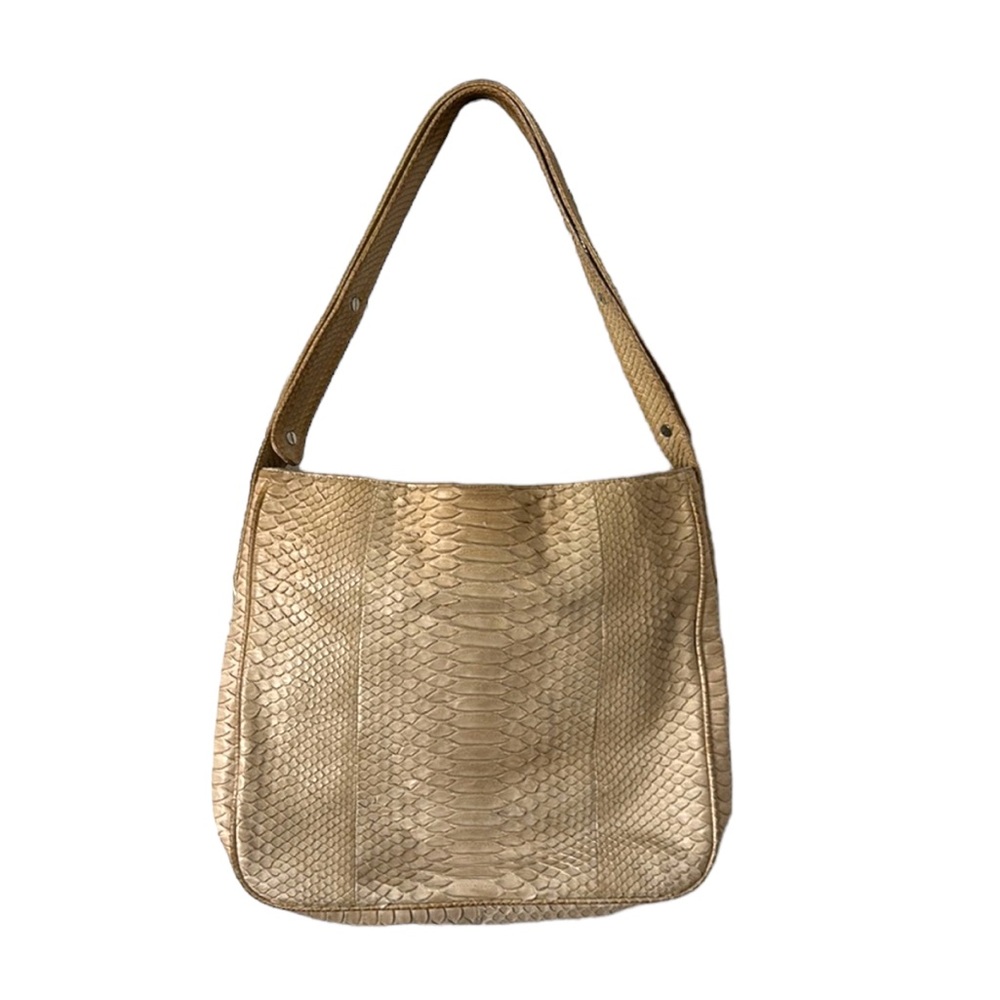 Alexandra Knight Authentic Python Hobo Handbag - Picture 2 of 7